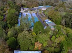 Aerial Views from Burncoose Gardens  