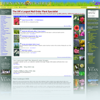 Burncoose Nurseries Website Screenshot